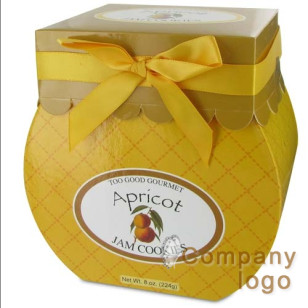 太好了美味的杏子醬填充餅乾