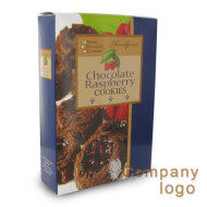 太好的美味巧克力覆盆子指紋餅乾