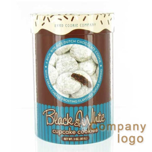 蛋糕餅乾 - 黑與白 - 3盎司
