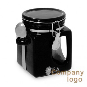 陶瓷茶具罐 - 6“