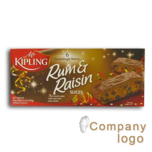 先生吉卜林朗姆酒和葡萄乾片