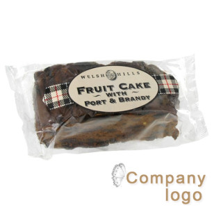 威爾士山港口和白蘭地水果蛋糕 - 13盎司