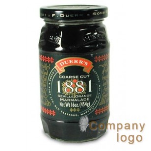 Duerr的粗切1881年塞維利亞橙果醬 - 16盎司（454克）玻璃瓶