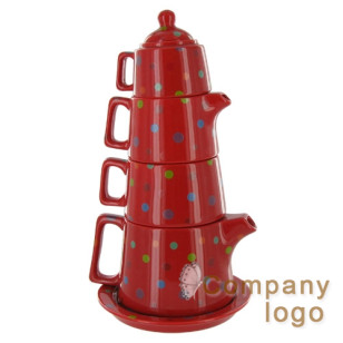 波點茶塔集 - 紅 波點茶塔集 - 紅