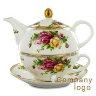 精細的骨瓷茶 - 野玫瑰