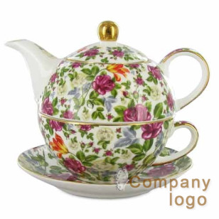 精細的骨瓷茶一 - 植物園玫瑰